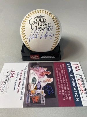 DETROIT TIGERS - PLÁCIDO POLANCO AUTÓGRAFO GUANTE DORADO BÉISBOL JSA CB64887 Foto 1 de 2