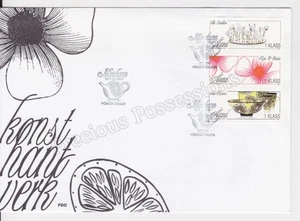 ALAND FDC FIRST DAY COVER STAMP SET 2007 CONTEMPORARY ARTS & CRAFTS - Picture 1 of 1