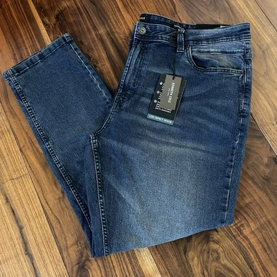 Kenneth Cole Men’s Jeans Low Impact Denim Stretch/Casual Tapered Fit Size 44x32 - Image 1 of 4