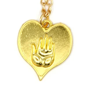 Jojo's Bizarre Adventure - Jotaro Kujo's Heart 1" Necklace NEW - Picture 1 of 3