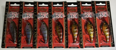 (LOTE DE 7) Iscas artificiais Lucky Craft Fat CB BDS Magic 2.2 DRS - Imagem 1 de 4