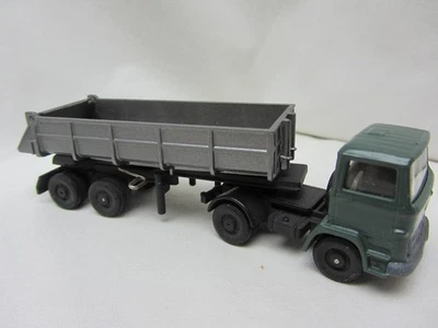 Wiking #677 HO Scale Mercedes Benz Tractor Trailer Dump Truck Painted - Image 1 of 4