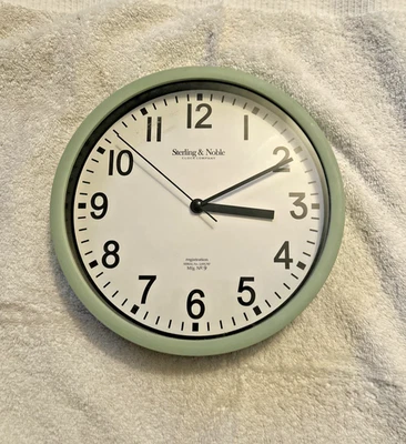 Sterling & Noble Red Wall Clock 8.5" Quartz 2015 Edition, Working - Image 1 of 4