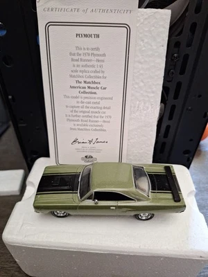 Matchbox Collectibles 1970 Plymouth Road Runner Hemi Muscle Car, YMC04-M - Image 1 of 4
