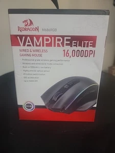 Souris de jeu sans fil Red Dragon Gainer 4000 DPI neuve scellée - Photo 1/5