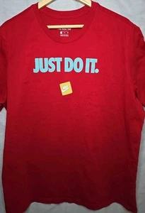 The Nike Tee T-Shirt Just Do It Logo, Herren Gr. 2XL Sport rot FB6473-687 - Bild 1 von 8