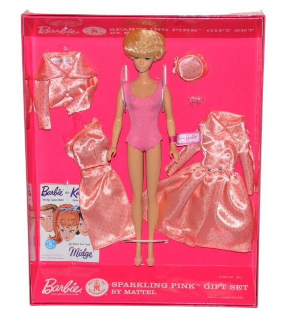 Mattel Barbie 1964 Collector Sparkling Doll Gift Set - Pink (N6591)