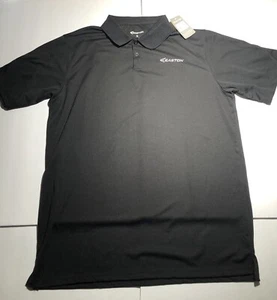 Easton Sports Men's Embroidered Logo Black Polo Shirt Short Sleeve Size XL - Picture 1 of 10