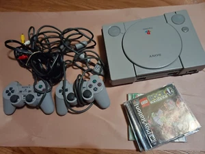 Sony PS1, Play Station one Console Bundle. Tested and Working! - Picture 1 of 2