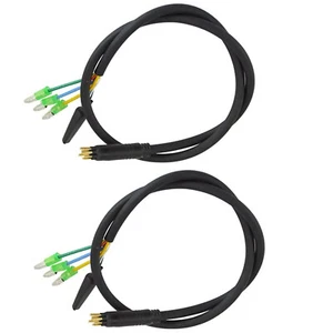 2PCS Black E-bike 9 pin Motor Waterproof Extension Cable Male Conversion Line - Picture 1 of 10