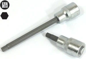 Sechskant Steckschlüssel Stecknuss, Bit-Nuss,  auf 1/2 Zoll, für Inbus-Schrauben - Bild 1 von 1