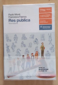 LIBRO Scuola RES PUBLICA Paolo Monti Francesca Faenza Zanichelli Terza Edizione. - Picture 1 of 13