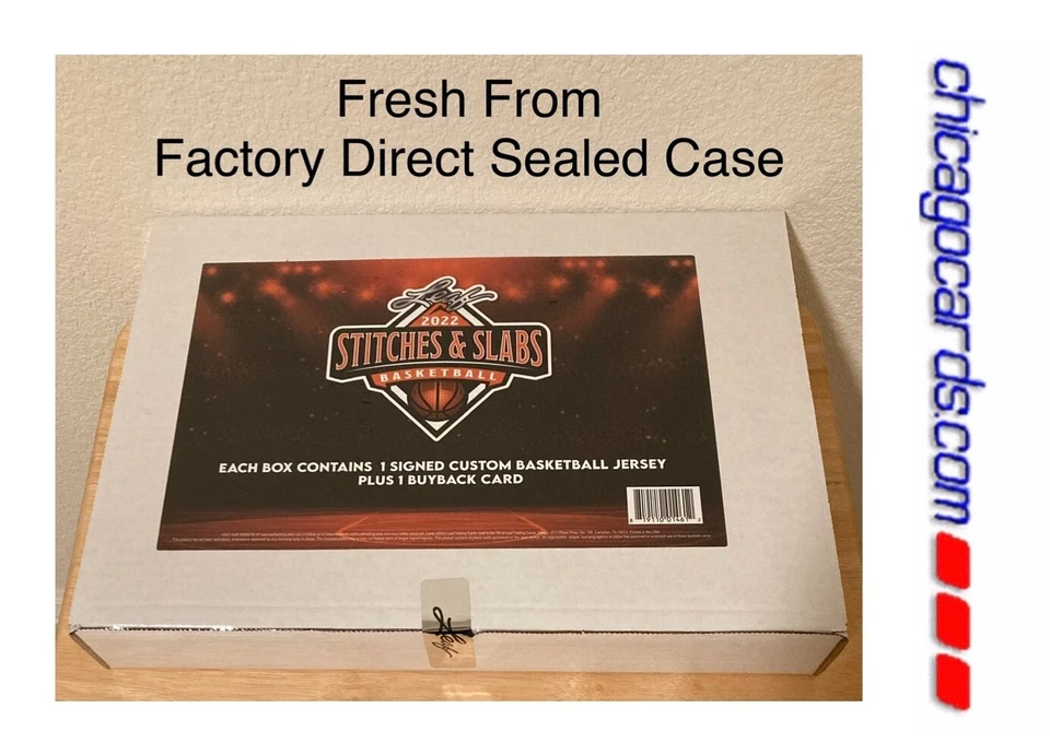 2022 Leaf Stitches & Slabs Basketball Hobby Bo AUTO Jersey & 1 Buyback Card