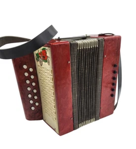 Vintage Children Bayan Accordion Harmonic Musical Rare Soviet Toy - Picture 1 of 7