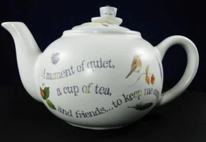 Marjolein Bastin Teekanne A Moment Of Quiet A Cup of Tea Hallmark 1999 - Bild 1 von 12