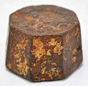 Antique Iron Jaipur State Mercantile Measuring Weight Original Old Hand Crafted - Picture 1 of 5