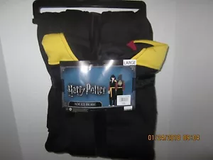 Harry Potter Hogwarts Jersey Fleece Robe Adult Large Warner Brothers New Tags - Picture 1 of 1