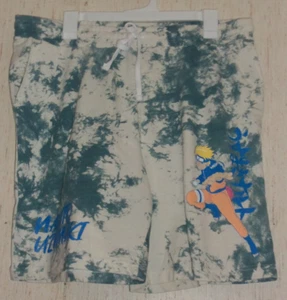 NWT MENS NARUTO UZUMAKI TIE DYE KNIT PAJAMA / LOUNGE SHORTS SIZE XL - Picture 1 of 3