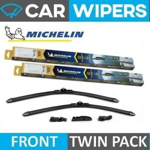 Mitsubishi Galant 1987 - 1992 MICHELIN Radius Beam Wiper Blades Twin Pack