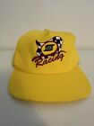 Vintage Esab Racing Hat Made in USA K Products NASCAR Yellow trucker Hat Cap