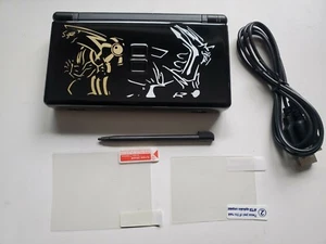 Nintendo DS Lite Pokemon Dialga & Palkia Handheld Konsole - Onyx Schwarz - SCHNELLER VERSAND - Bild 1 von 2