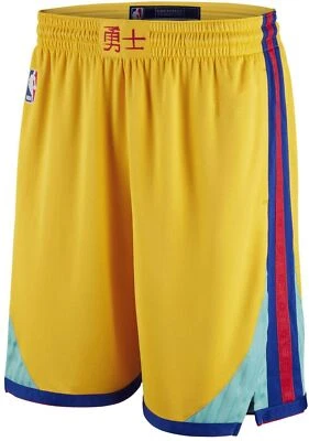 [9Z2B7BAKK-WAR] Pantalones Cortos Juveniles Nike NBA Golden State Warriors Herencia China Foto 1 de 2