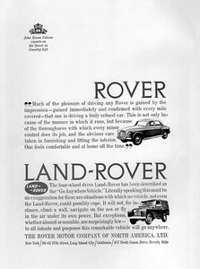 Pubblicità originale Land Rover serie II e P4 1959 - Foto 1 di 1
