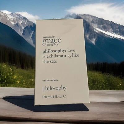 Philosophy Summer Grace Sea of Love 4 fl. Eau De Toilette OZ plumín Foto 1 de 4