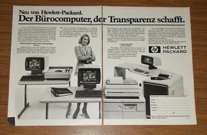 Seltene Werbung HEWLETT PACKARD HP 250/30 Bürocomputer HP 3000 Netzwerk 1981 - Bild 1 von 1