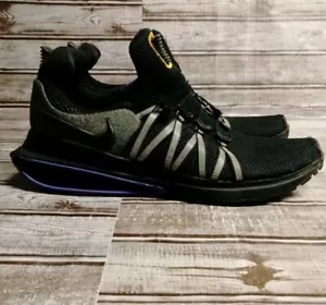 Nike Shox Gravity Mens Size 12 Black Athletic Running Shoes Sneakers AR1999-005 - Picture 1 of 19