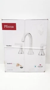 Pfister Vedra LF-049-VEDC 8 in. Widespread Double Handle Bathroom Faucet Chrome - Picture 1 of 3
