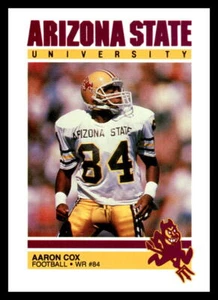 1987-88 Kiwanis Arizona State Sun Devils Police Aaron Cox Football Card - Picture 1 of 2