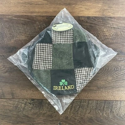 Gorra JC Walsh & Sons Irlanda Parche Verde Dorado Irlanda – Talla Única Gorra Plana Clásica Foto 1 de 4
