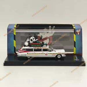 1/64 YS Cadillac Ghostbusters ECTO-1A Diecast Model Car Miniature Collection - Picture 1 of 9