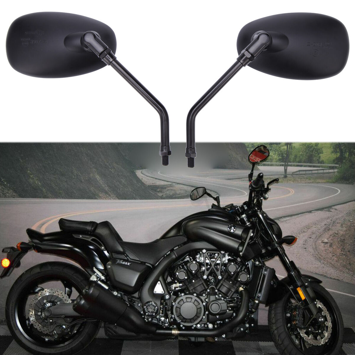 Motorcycle & Scooter Mirror Assemblies for 1993 Yamaha Vmax Motorcycle & Scooter Mirror Assemblies for 1993 Yamaha Vmax