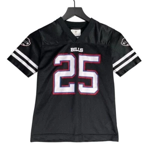 Kids NFL Team Apparel Buffalo Bills LeSean McCoy #25 Football Jersey Black S 6/7 - Picture 1 of 8