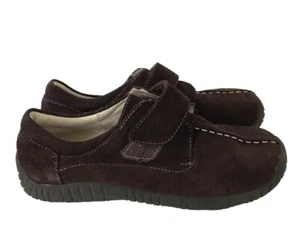 ELEVEN COLLECTION Children's Shoes by SEE KAI RUN Brown Suede Low Top Shoes Sz 2 - Picture 1 of 6