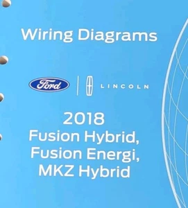 2018 Ford lincoln Wiring diagrams fusion hybrid fusion energi MKZ Manual - Picture 1 of 7