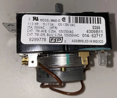 Whirlpool Dryer Timer oem ⭐TESTED⭐Warranty⭐ 8299778 / WP8299778 ⭐Free Ship⭐ - Image 1 of 2