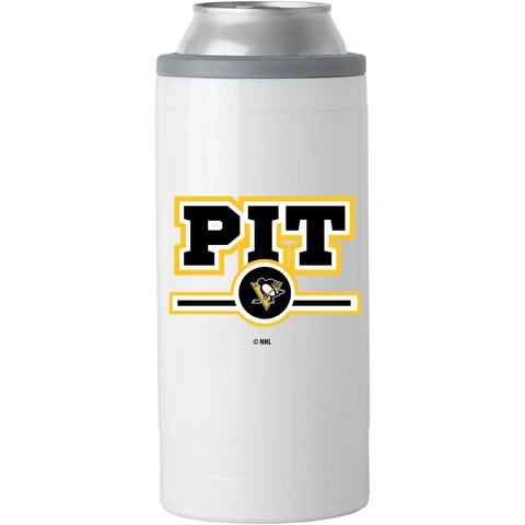 Pittsburgh Penguins 12oz. Letterman Slim Can Cooler Cover