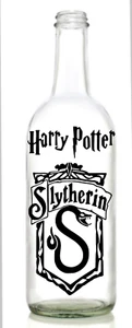Vinyl Decal Sticker for Wine bottle Harry Potter SLYTHERIN HOUSE - Picture 1 of 3