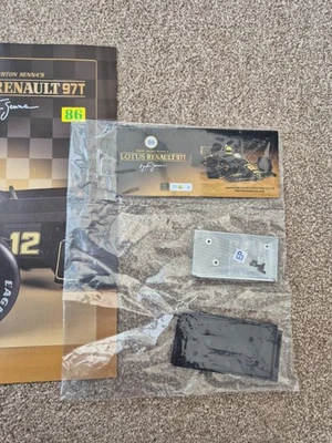 1/8 DEAGOSTINI COSTRUIRE IL 1985 LOTUS RENAULT 97T AYRTON SENNA F1 AUTO PROBLEMA - Immagine 1 di 3