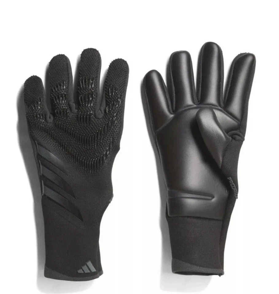 SZ 11 adidas Predator GL Pro Goalkeeper Soccer Gloves Black IQ4033 Mens