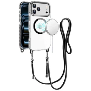 For iPhone 17 PRO Case Long Matching Lanyard Magnetic Circle + Tempered Glass - Picture 1 of 4