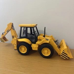 Bruder JCB 4CX Front End Loader Backhoe 02428 Plastic Toy Made in Germany - Picture 1 of 10
