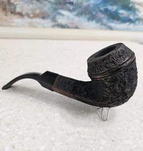 Ardor Urano Rusticated Bent Briar Pipe Italian VERY RARE Large Made In Italy - Picture 1 of 17