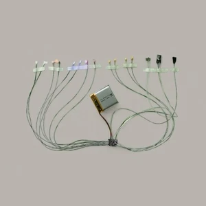 Kit Illuminazione Universale 1/24or18 Polizia Modellismo Auto Modifica Telecomando LED - Foto 1 di 13