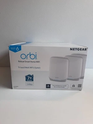 NETGEAR Orbi WiFi 6 Mesh WLAN System (RBK763S) WiFi 6 - Image 1 of 3