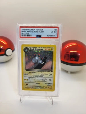 Pokemon Dark Magneton Holo 2000 Pokemon Rocket #11 PSA 4 - Italian - Image 1 of 2