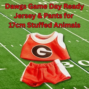 Dawgs 17cm Stuffed Animal Game Day Jersey and Pants - Picture 1 of 2